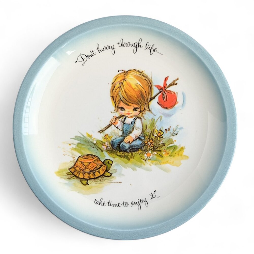 Gigi Collector Plate 1972 American Greetings Don't Hurry Through Life USA